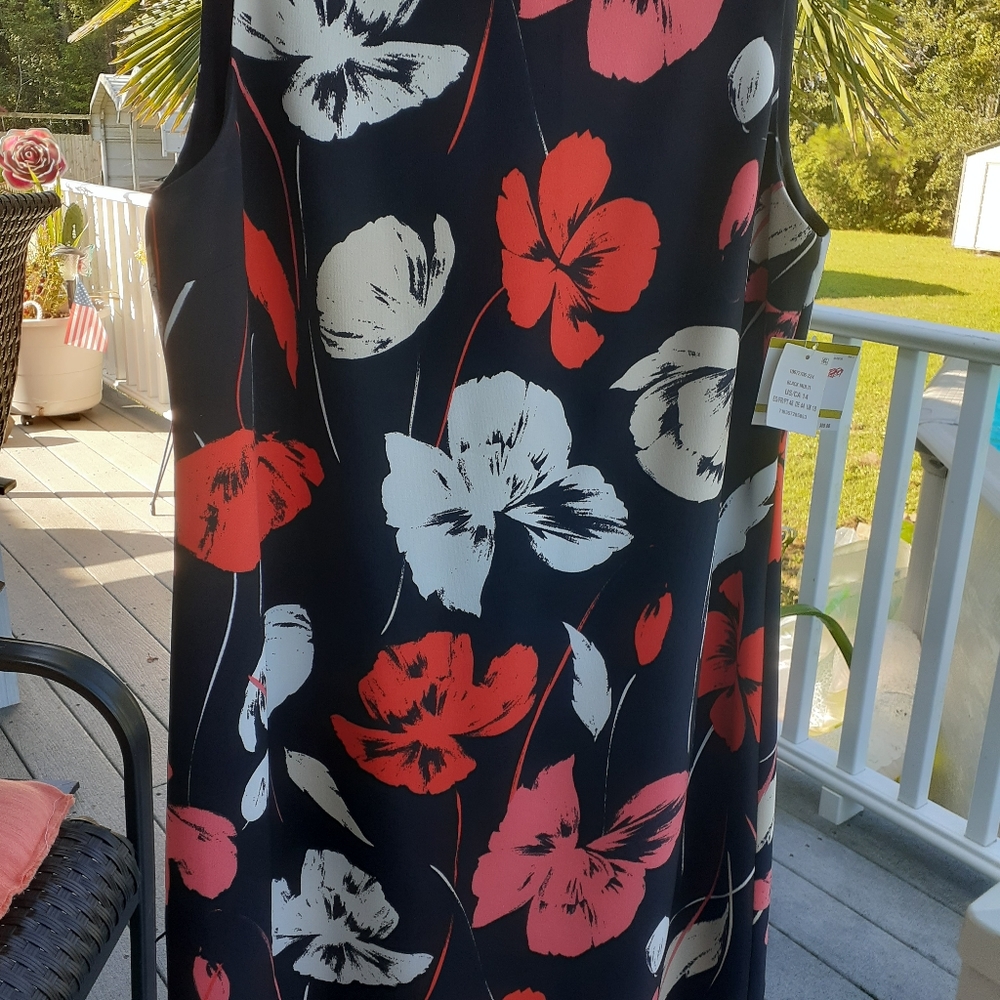 New beautiful lines floral dress.